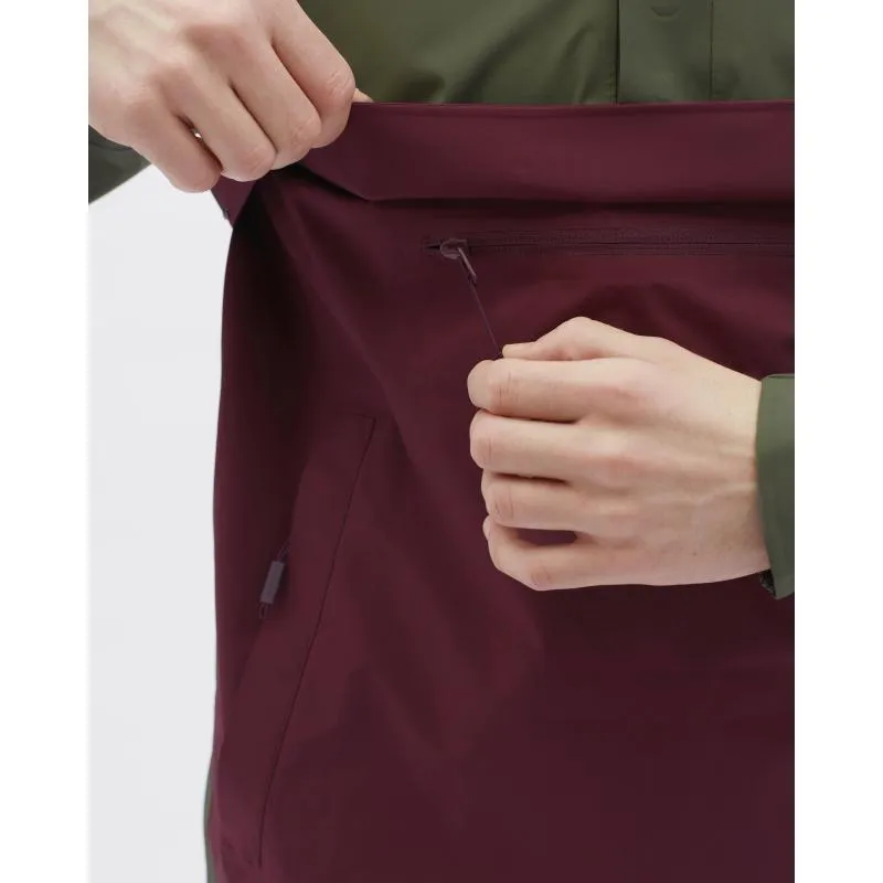 Bunda Montesolo MJ2221 - pánské, s kapucí, olivová-švestková - 6