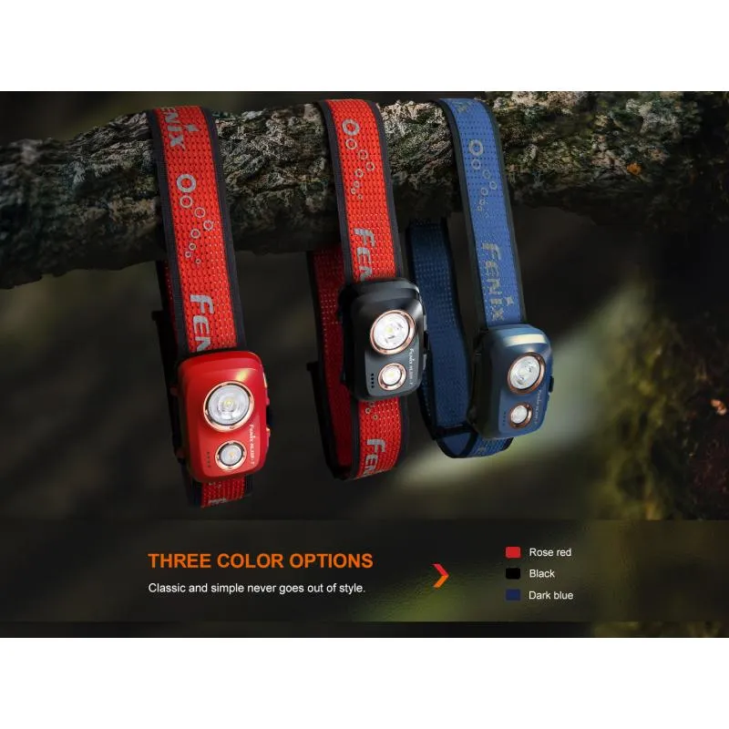 Čelovka Fenix HL32R-T - 800 lm, součástí akumulátor 1900 mAh, červená - 11