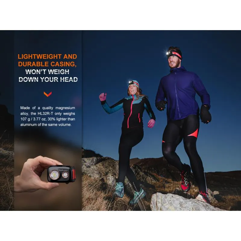 Čelovka Fenix HL32R-T - 800 lm, součástí akumulátor 1900 mAh, červená - 17