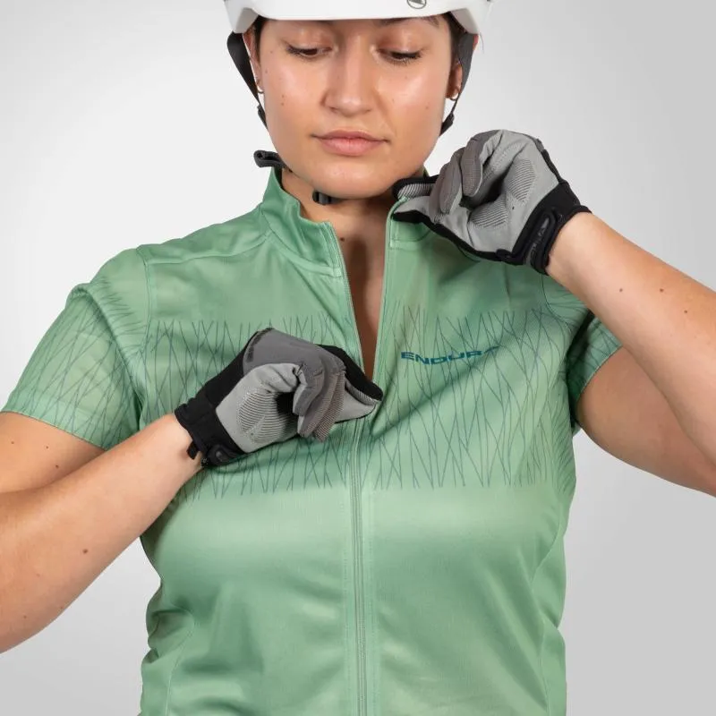 Dres Endura Hummvee Ray E6206 - dámské, krátký, mechově zelená - 4