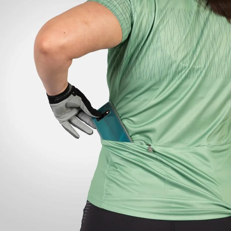 Dres Endura Hummvee Ray E6206 - dámské, krátký, mechově zelená - 3