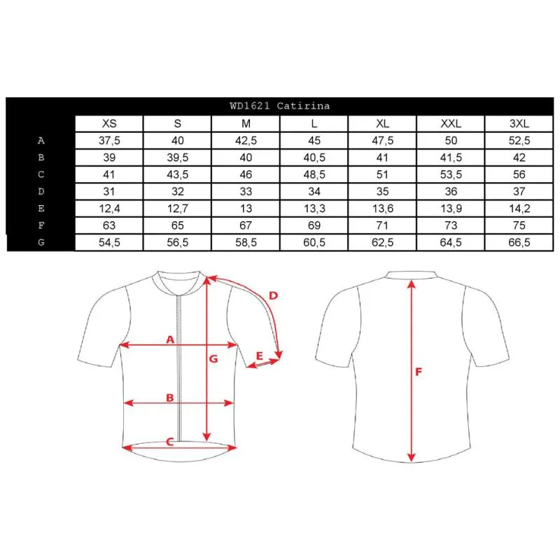 Dres Silvini Catirina WD1621 - dámské, krátký, černá-rumělková - 7