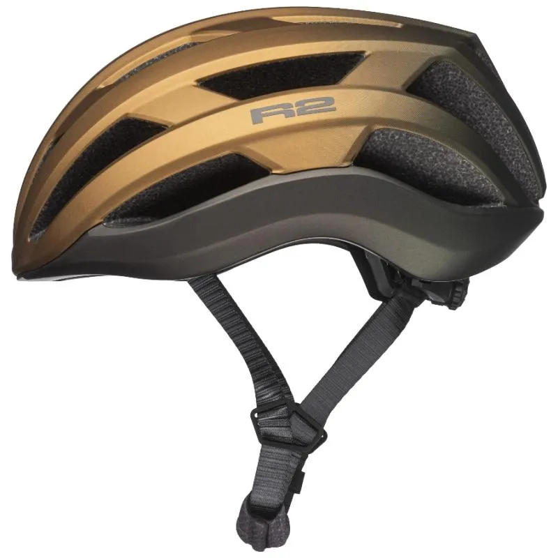 Přilba R2 Verge - silniční, zelená-černá metalická mat - 4