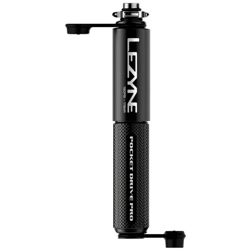 Pumpička Lezyne Pocket Drive Pro - cestovní, délka 141,3 mm, černá - 3