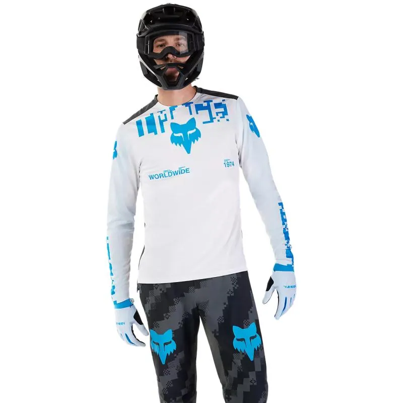 Dres Fox Ranger Digi Image LS - pánské, dlouhý, bílá - 6