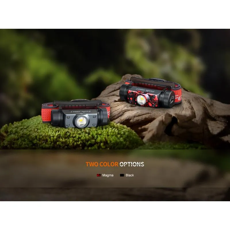 Čelovka Fenix HM62-T - 1200 lm, součástí Li-ion akumulátor 18650 18650 mAh, magma - 12