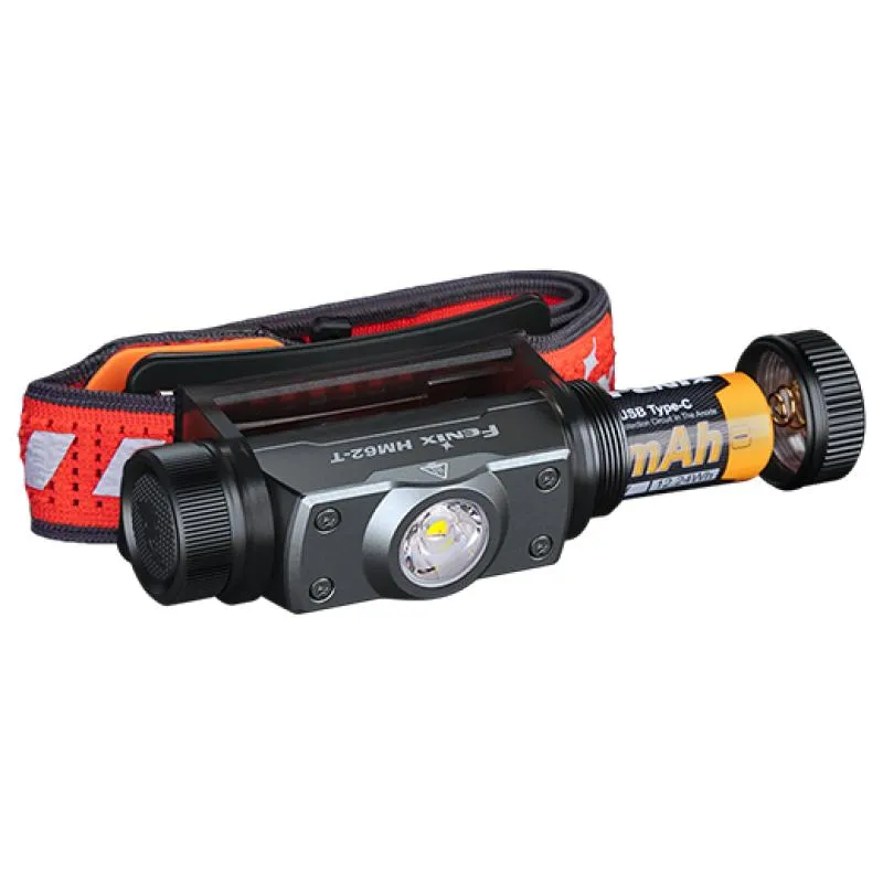 Čelovka Fenix HM62-T - 1200 lm, součástí Li-ion akumulátor 18650 18650 mAh, magma - 3
