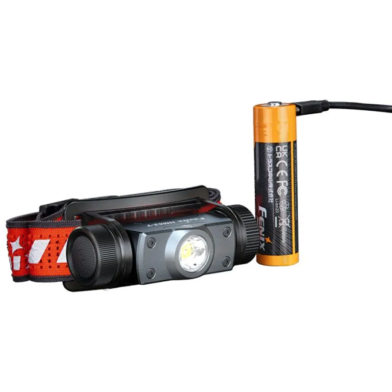 Čelovka Fenix HM62-T - 1200 lm, součástí Li-ion akumulátor 18650 18650 mAh, magma - 2