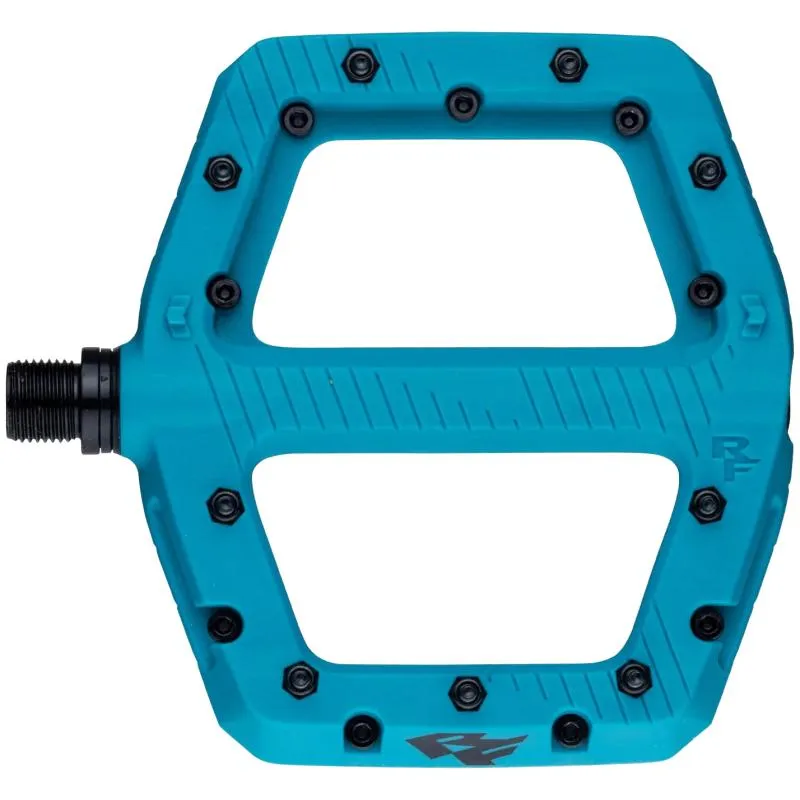 Pedály Race Face Chester Large - platforma 115x110 mm, tyrkysová - 2