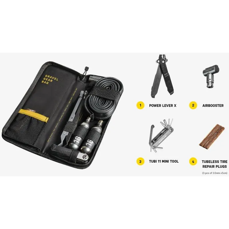 Brašna Topeak Gravel Gear TC2277B - rámová, bez nářadí, černá - 6