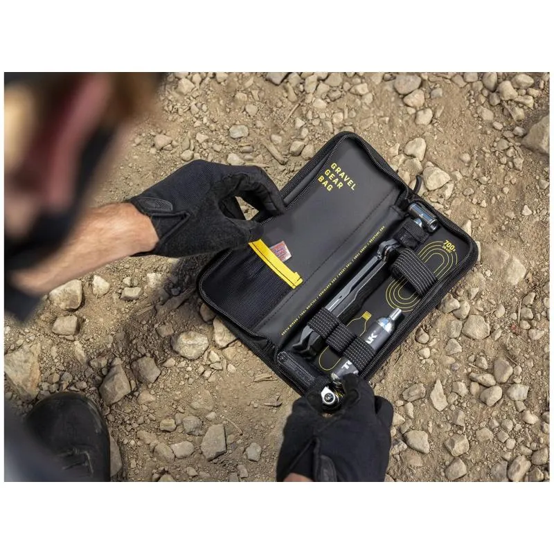 Brašna Topeak Gravel Gear Bag TC2278B - rámová, obsahuje nářadí a AirBooster CO₂ inflátor, černá - 5