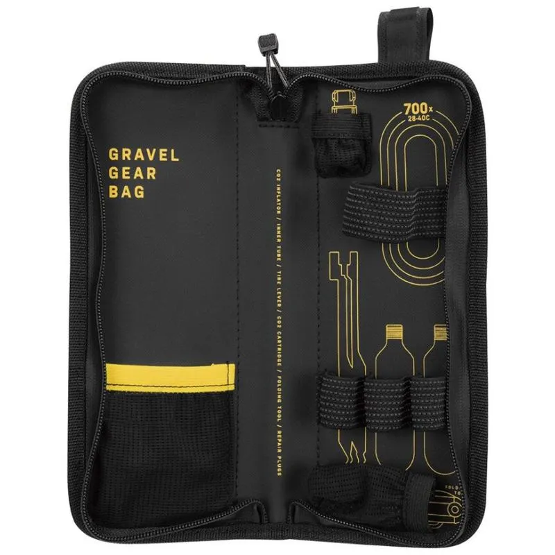 Brašna Topeak Gravel Gear Bag TC2278B - rámová, obsahuje nářadí a AirBooster CO₂ inflátor, černá - 3