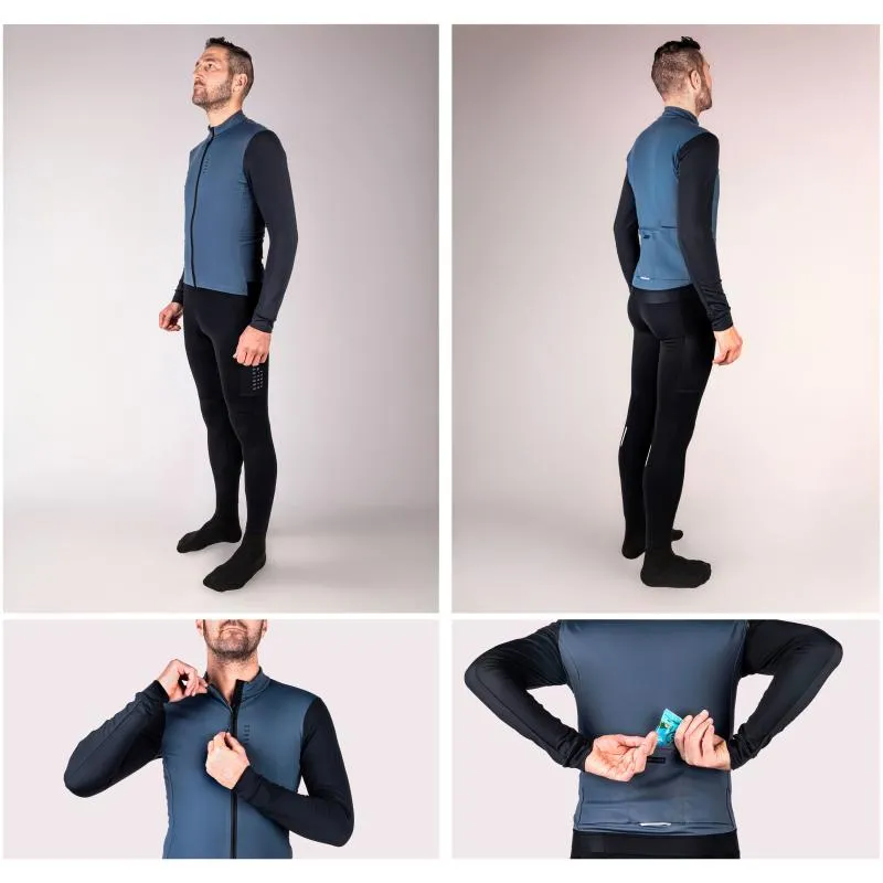 Dres Force Endless - pánské, dlouhý, modrá-černá - 3