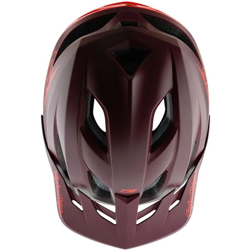 Přilba Troy Lee Designs Flowline SE Mips - badge maroon - 4