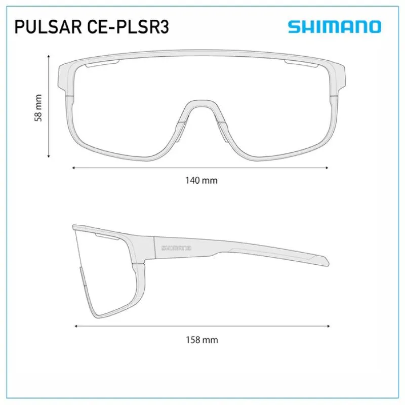 Brýle Shimano Pulsar CE-PLSR3 All Road - mineral gray - 6