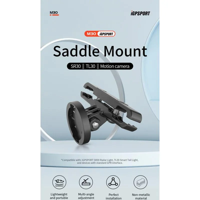 Držák iGPSport M30 - pod sedlo, pro světla SR30 / TL30 - 2