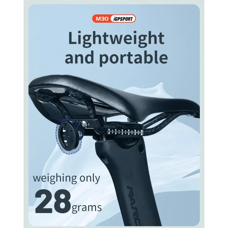 Držák iGPSport M30 - pod sedlo, pro světla SR30 / TL30 - 4