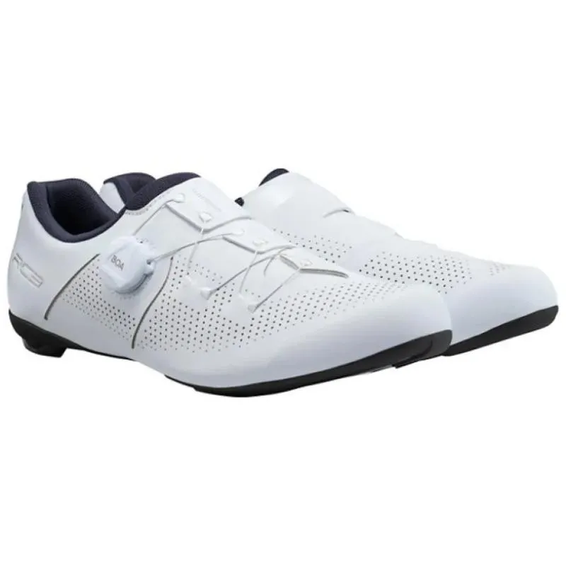 Tretry Shimano SH-RC3 Wide - pánské, silniční, širší verze, bílá - 6