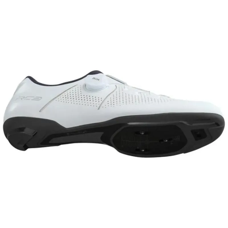 Tretry Shimano SH-RC3 Wide - pánské, silniční, širší verze, bílá - 5
