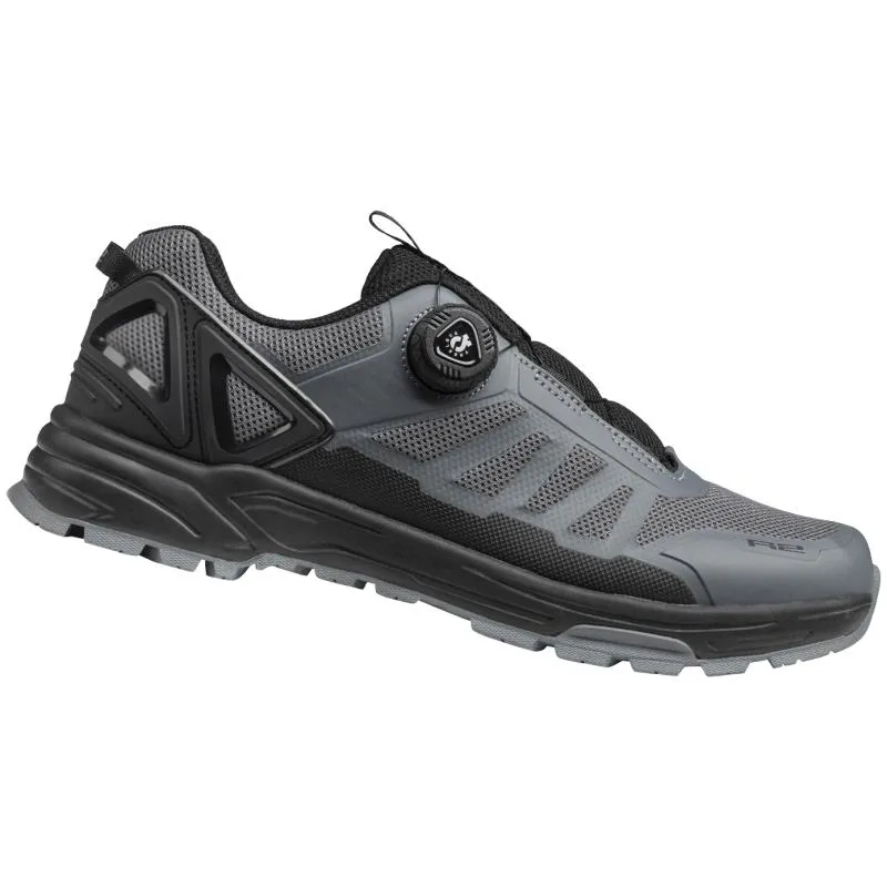 Boty R2 Stratos ATSH09 - na kolo, šedá-černá - 2