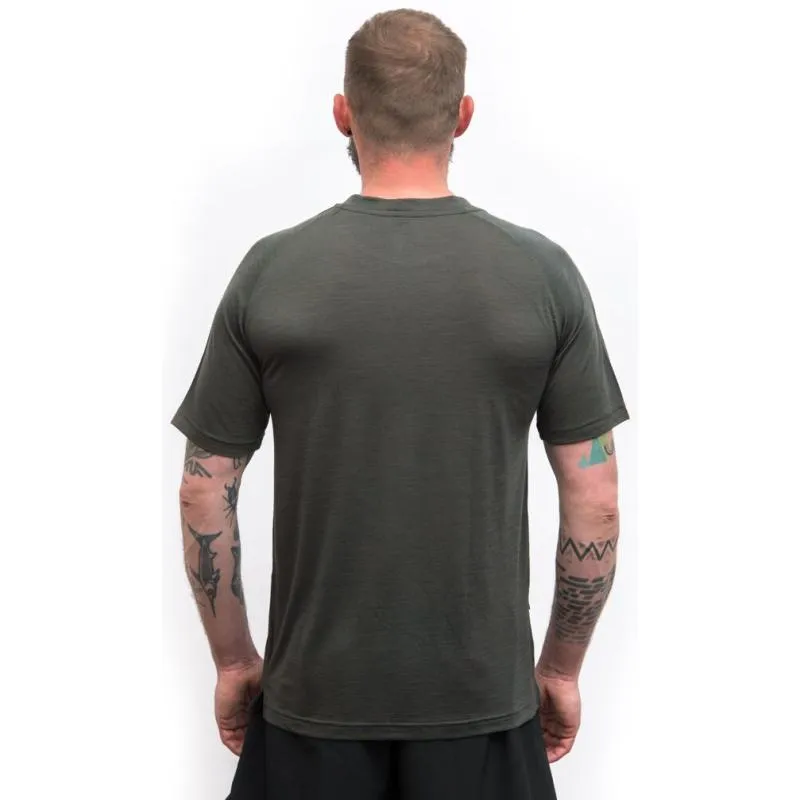 Triko Sensor Merino Air Outdoors - pánské, krátký, olive green - 3