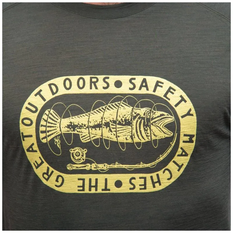 Triko Sensor Merino Air Outdoors - pánské, krátký, olive green - 4