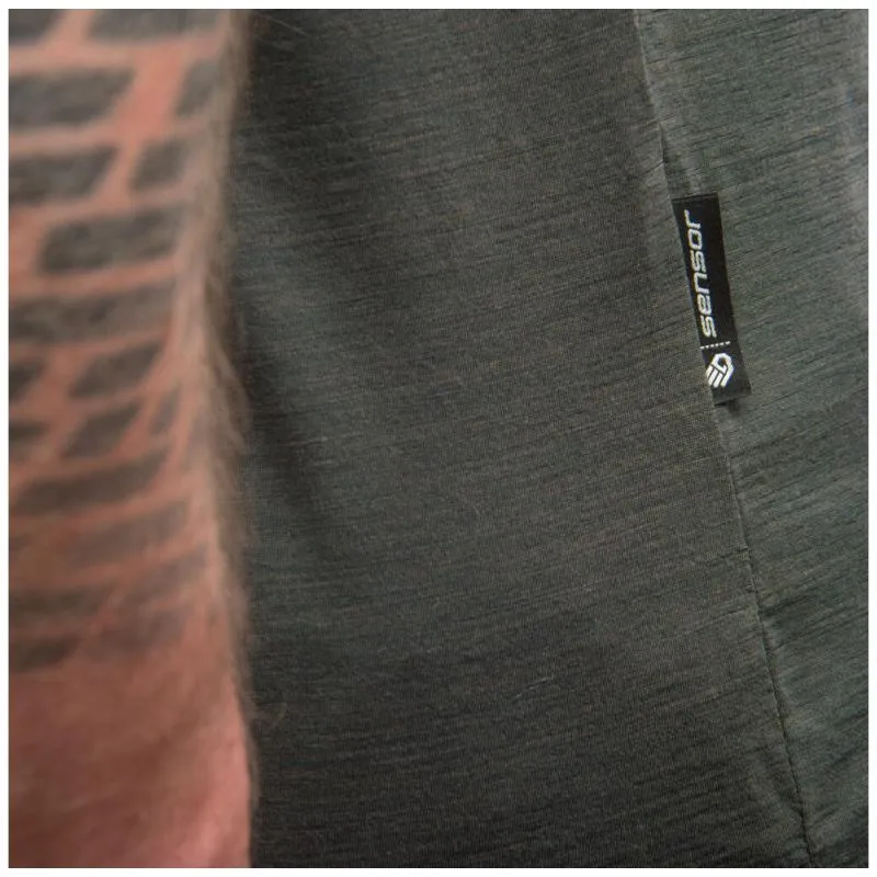 Triko Sensor Merino Air Outdoors - pánské, krátký, olive green - 5
